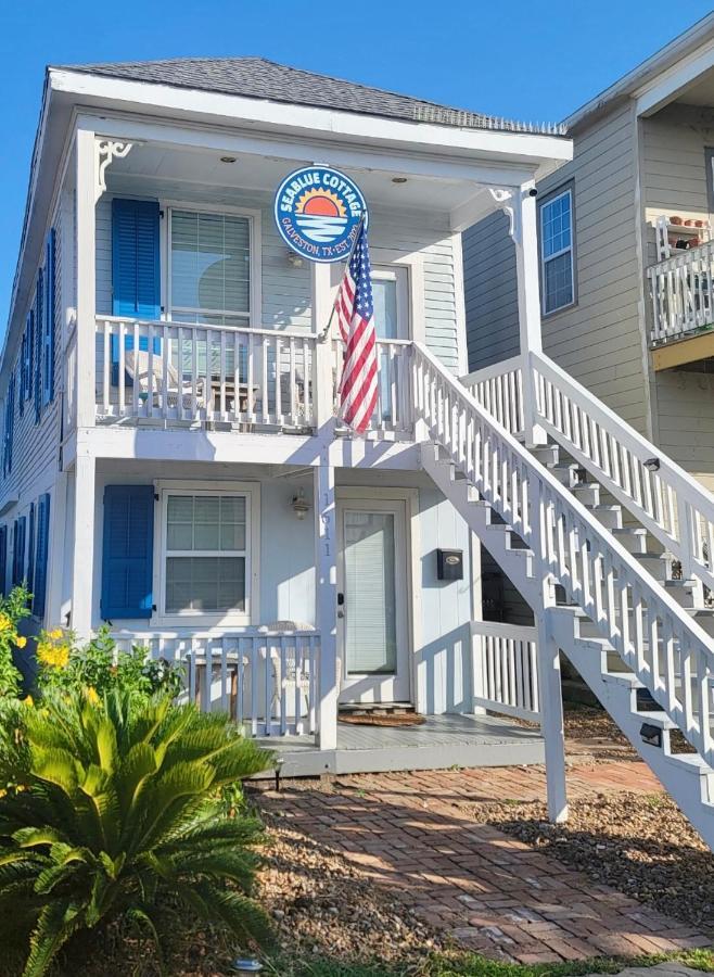 Seablue Cottage - Downstairs; 2 Blocks To The Beach Galveston Exterior photo
